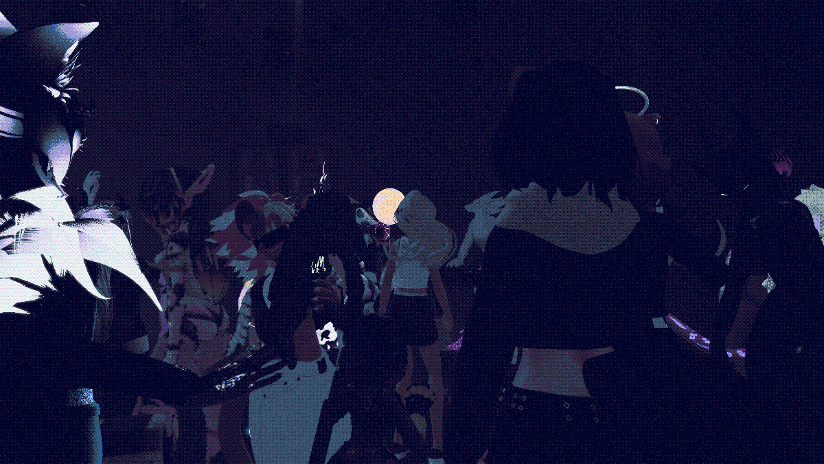 a closer shot of the crowd in VENT, taken by chilly